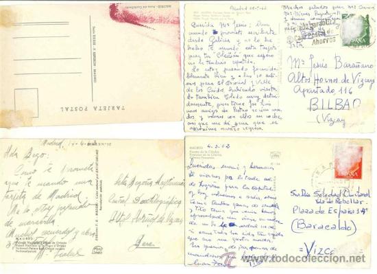 Postales: Madrid .. Escritas 1962 - 63 la mayor&iacute;a - Foto 4