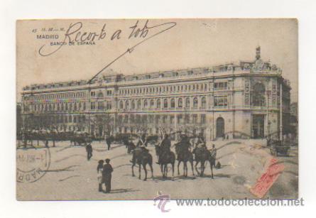 Postales: MADRID. BANCO DE ESPA&Ntilde;A. - Foto 1