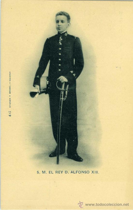 Postkarten: POSTAL SM EL REY ALFONSO XIII HAUSER Y MENET