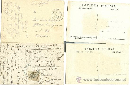 Postales: MADRID. LOTE DE CUATRO POSTALES. - Foto 2