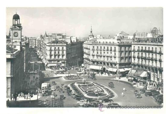 Postales: Madrid .. Puerta Sol 1961 - Foto 1