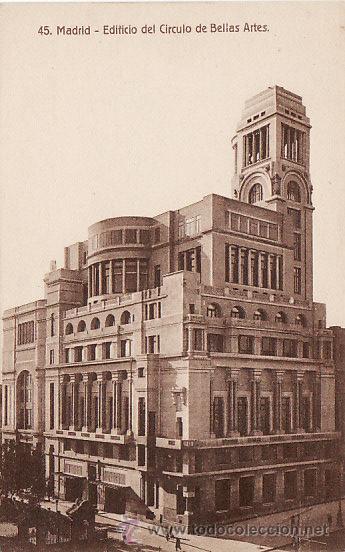 Postales: MADRID - EDIFICIO DEL C&Iacute;RCULO DE BELLAS ARTES - P1923 - Foto 1