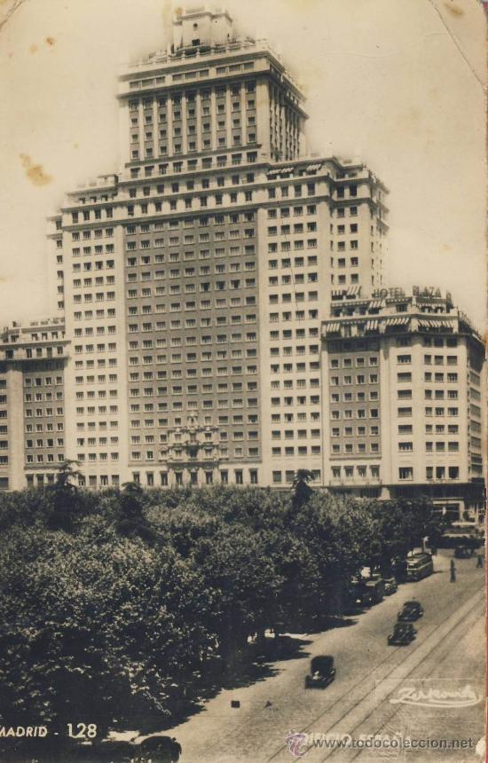 Postales: madrid -128-madrid-edificio espa&ntilde;a talleres zerkowitz--datada-1957-P-1139 - Foto 1
