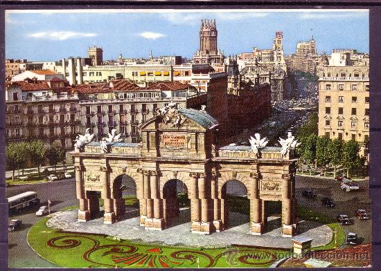 Postales: MADRID - N&ordm; 214 - PUERTA DE ALCALA - Foto 1