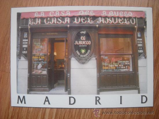 Tabernas Antiguas Madrid La Casa Del Abuelo Comprar Postales De Madrid En Todocoleccion 22867724