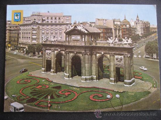 Postales: MADRID,PUERTA DE ALCALA.ESCRITA SIN CIRCULAR. - Foto 1