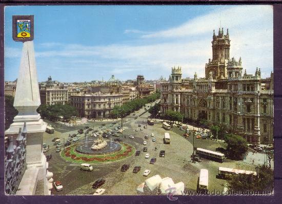 Postales: MADRID - LA CIBELES Y EL PALACIO DE COMUNICACIONES - Foto 1