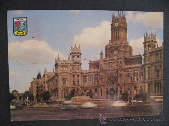 Postales: MADRID,PALACIO DE COMUNICACIONES.ESCRITA SIN CIRCULAR. - Foto 1