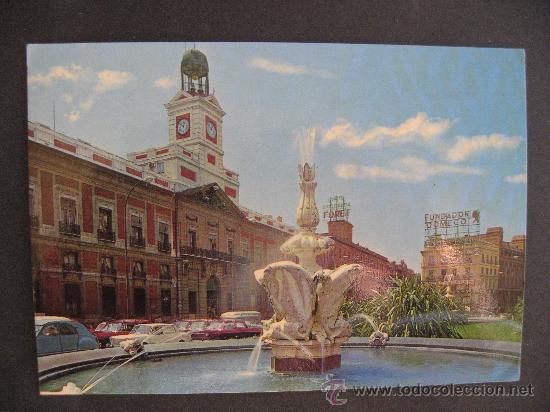Postales: MADRID,PUERTA DEL SOL.CIRCULADA. - Foto 1