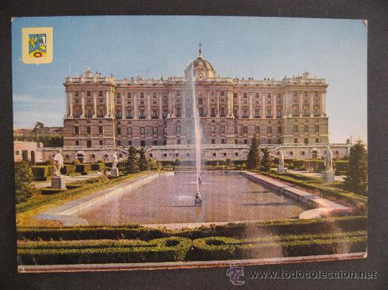 Postales: MADRID,PALACIO REAL.ESCRITA SIN CIRCULAR. - Foto 1