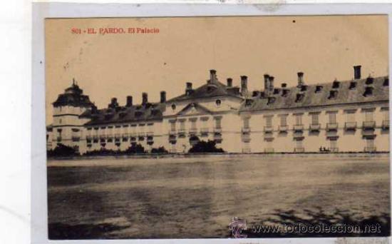 Postales: Madrid . El Pardo.801. El Palacio. Thomas. Sin circular. - Foto 1