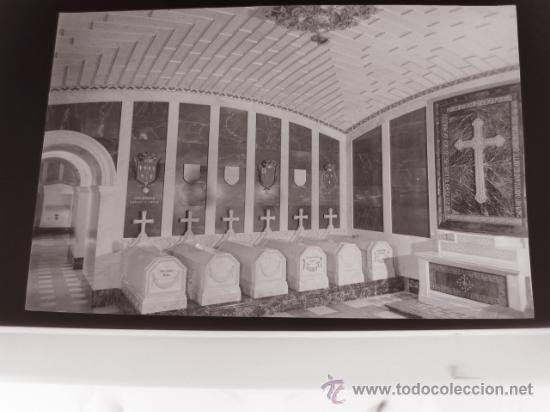 Postales: CLICHE ORIGINAL - SAN LORENZO DEL ESCORIAL, NEGATIVO EN CELULOIDE - EDICIONES ARRIBAS