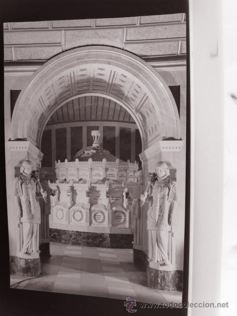 Postales: CLICHE ORIGINAL - SAN LORENZO DEL ESCORIAL, NEGATIVO EN CELULOIDE - EDICIONES ARRIBAS