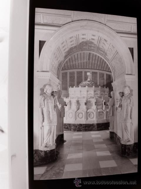 Postales: CLICHE ORIGINAL - SAN LORENZO DEL ESCORIAL, NEGATIVO EN CELULOIDE - EDICIONES ARRIBAS