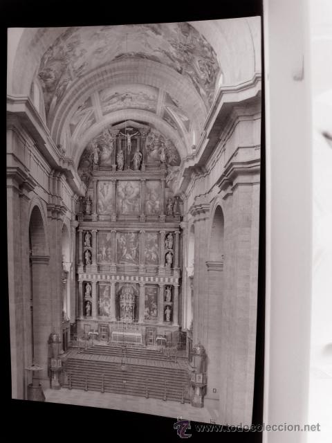 Postales: CLICHE ORIGINAL - SAN LORENZO DEL ESCORIAL, NEGATIVO EN CELULOIDE - EDICIONES ARRIBAS