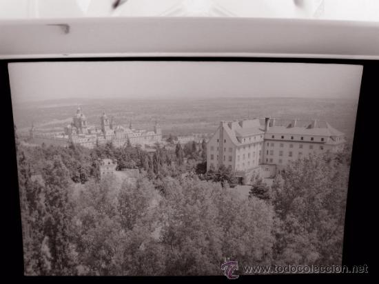 Postkarten: CLICHE ORIGINAL - SAN LORENZO DEL ESCORIAL, NEGATIVO EN CELULOIDE - EDICIONES ARRIBAS