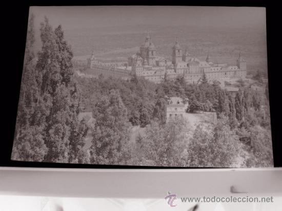 Postkarten: CLICHE ORIGINAL - SAN LORENZO DEL ESCORIAL, NEGATIVO EN CELULOIDE - EDICIONES ARRIBAS