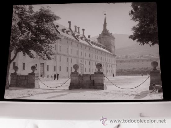 Postales: CLICHE ORIGINAL - SAN LORENZO DEL ESCORIAL, NEGATIVO EN CELULOIDE - EDICIONES ARRIBAS