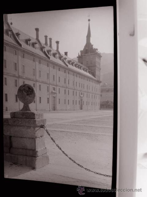 Postales: CLICHE ORIGINAL - SAN LORENZO DEL ESCORIAL, NEGATIVO EN CELULOIDE - EDICIONES ARRIBAS