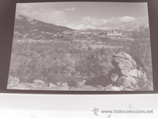 Postais: CLICHE ORIGINAL - SAN LORENZO DEL ESCORIAL, NEGATIVO EN CELULOIDE - EDICIONES ARRIBAS