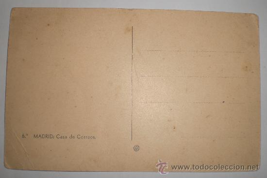 Postales: MADRID - Casa de Correos - Foto 2