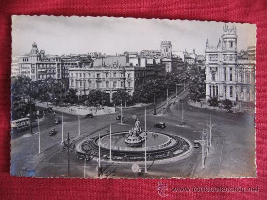 Postales: MADRID - PLAZA DE CIBELES - Foto 1