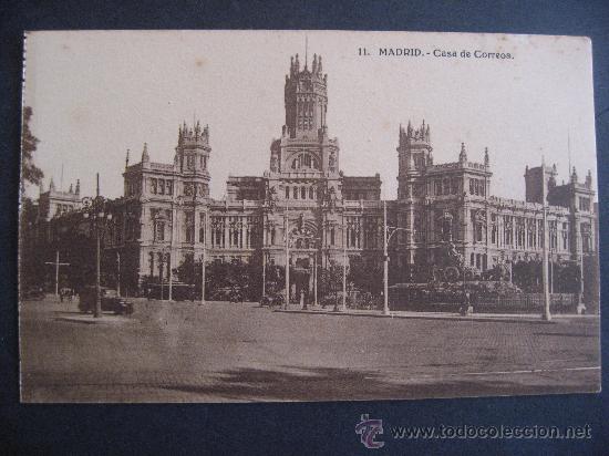 Postales: ANTIGUA POSTAL DE MADRID,CASA DE CORREOS. - Foto 1