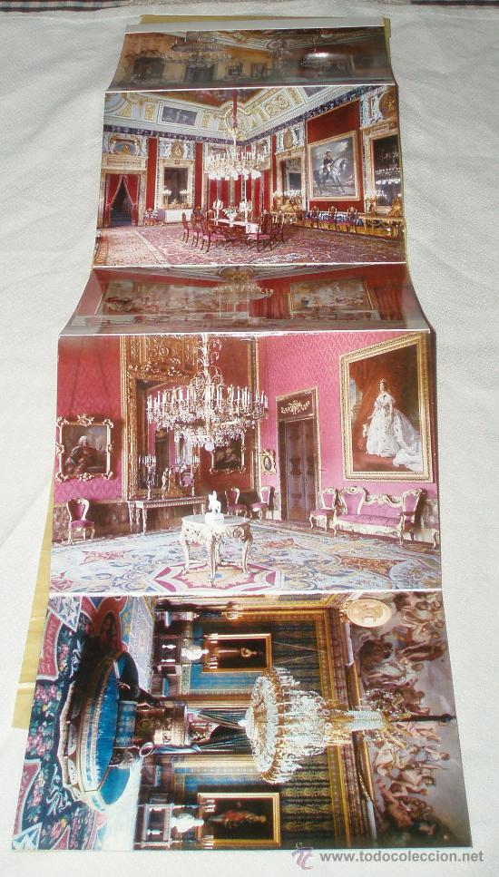 Postales: desplegable con 5 postales del  palacio real