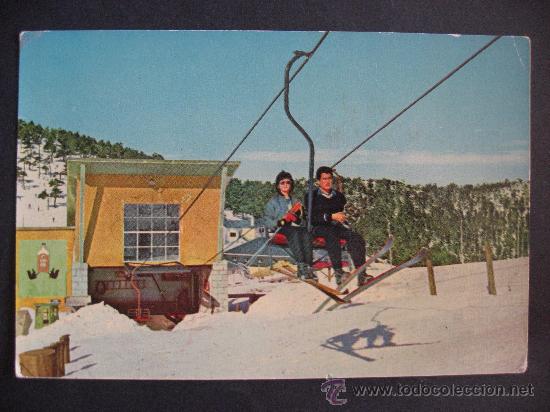 Postales: MADRID,PUERTO DE NAVACERRADA.EL TELESILLA. - Foto 1