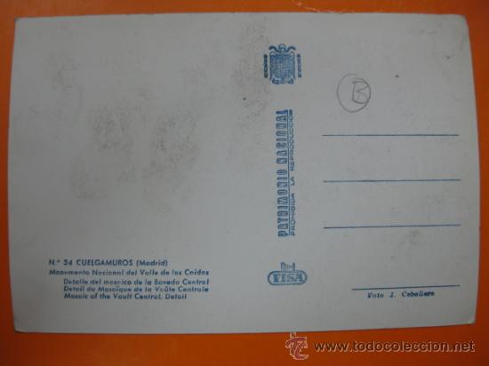 Postales: CUELGAMUROS, MADRID - REF.: S-395 - Foto 2