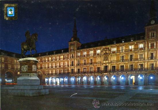 Postales: POSTAL MADRID PLAZA MAYOR - Foto 1