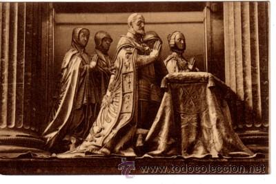 Postcards: N&ordm; 7879 POSTAL MONASTERIO DE EL ESCORIAL CAPILLA MAYOR