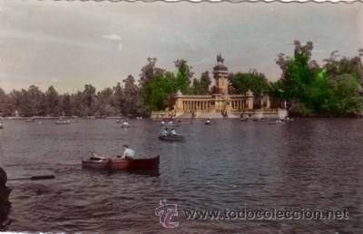 Postales: N&ordm; 7674 POSTAL MADRID PARQUE DEL RETIRO - Foto 1