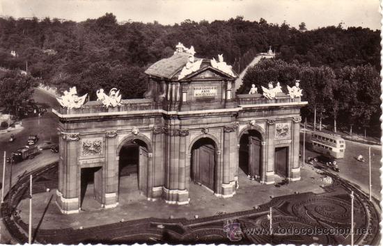 Postales: N&ordm; 7682 POSTAL MADRID PUERTA DE ALCALA - Foto 1