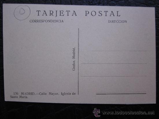 Postales: MADRID - REF.: T-292 - Foto 2