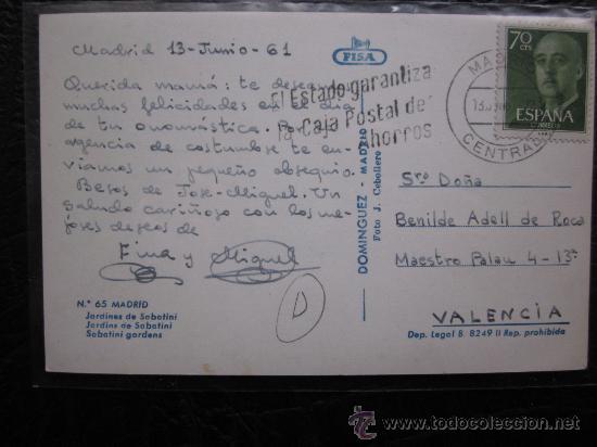 Postales: MADRID - REF.: T-379 - Foto 2