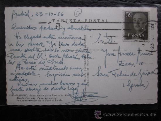 Postales: MADRID - REF.: T-381 - Foto 2