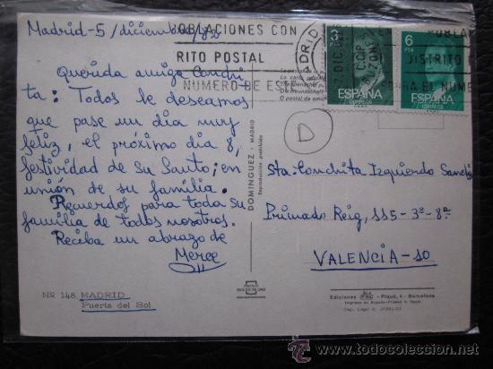 Postales: MADRID - REF.: T-413 - Foto 2