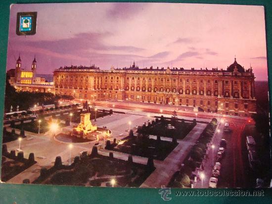 Postales: POSTAL DE MADRID. AÑO 1964. PLAZA DE ORIENTE Y PALACIO REAL. ESCUDO DE ORO. 276.