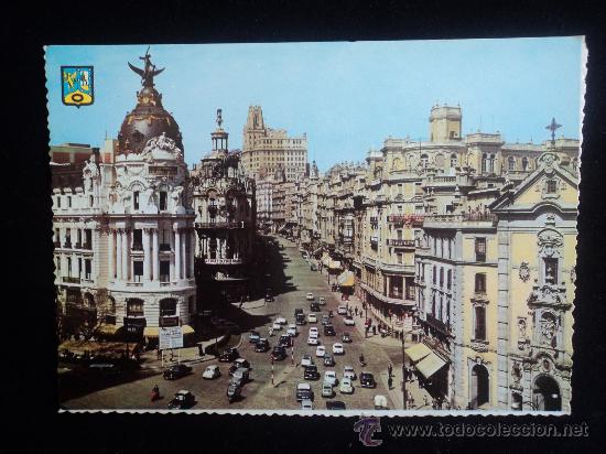 Postales: MADRID. GRAN VIA. SIN CIRCULAR - Foto 1