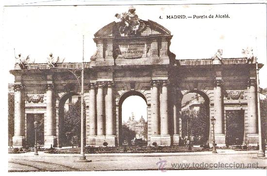 Postales: POSTAL DE MADRID, PUERTA DE ALCAL&Aacute; - Foto 1