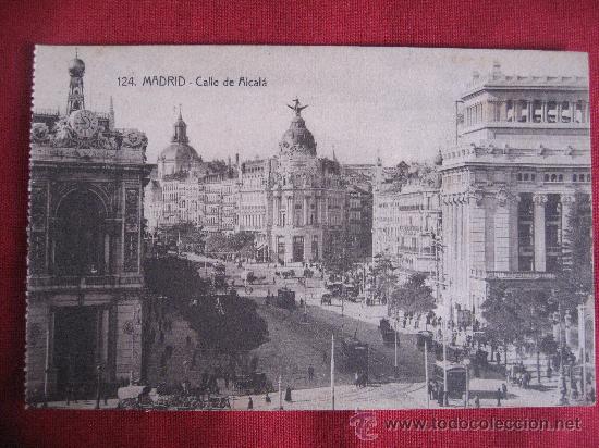 Postales: MADRID - CALLE DE ALCAL&Aacute; - Foto 1