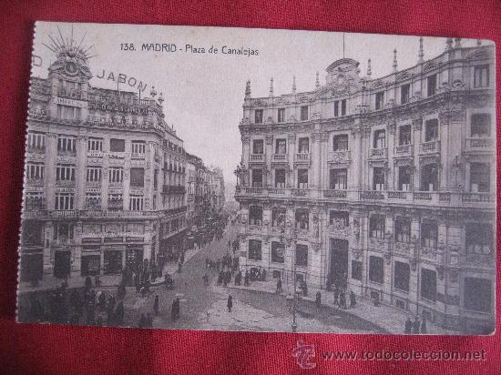 Postales: MADRID - PLAZA DE CANALEJAS - Foto 1