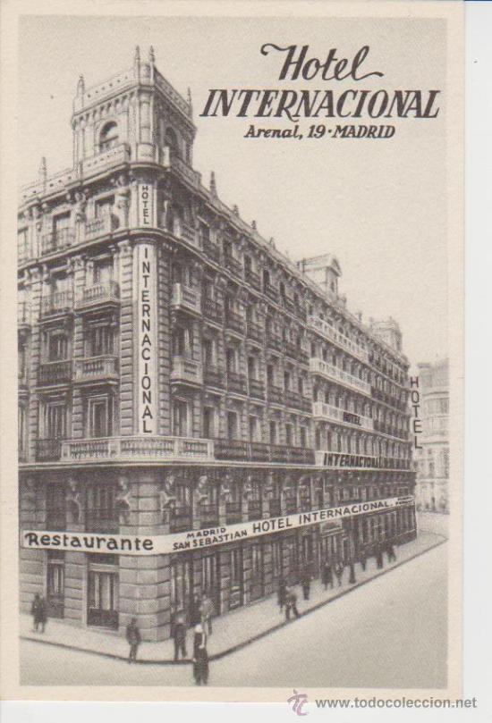 Postales: MADRID. HOTEL INTERNACIONAL - Foto 1