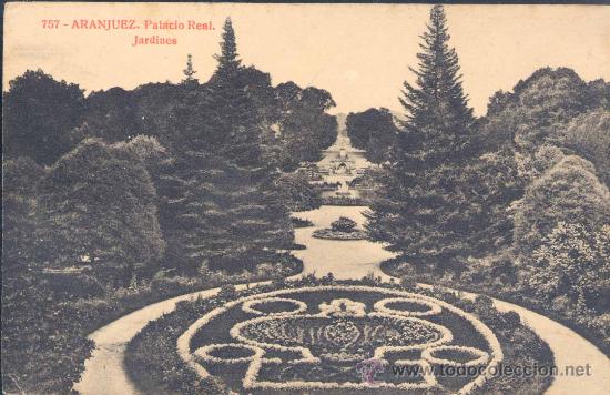Postales: ARANJUEZ (MADRID).- PALACIO REAL.-JARDINES - Foto 1