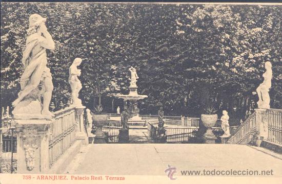 Postales: ARANJUEZ (MADRID).- PALACIO REAL.-TERRAZA - Foto 1