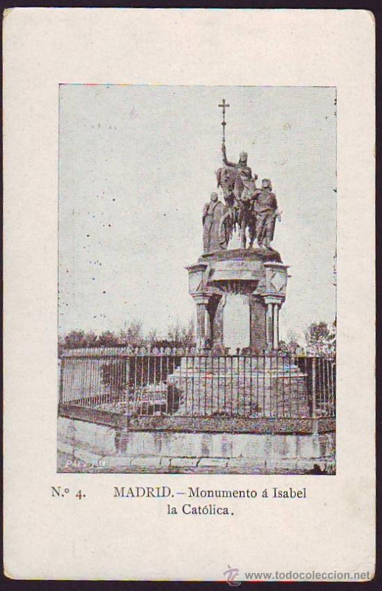 Postales: MADRID. Monumento a Isabel La Cat&oacute;lica - Foto 1