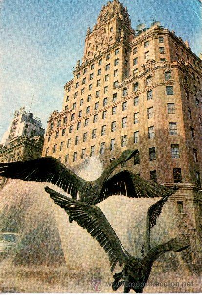 Postales: MADRID. EDIFICIO DE LA CIA. TELEF&Oacute;NICA. 1972. IMPRENTA INDUSTRIAL S.A. - Foto 1