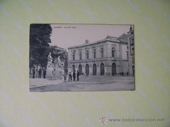 Postales: MADRID - TEATRO REAL - SIN CIRCULAR - Foto 1