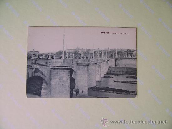Postales: MADRID - PUENTE DE TOLEDO - SIN CIRCULAR - Foto 1